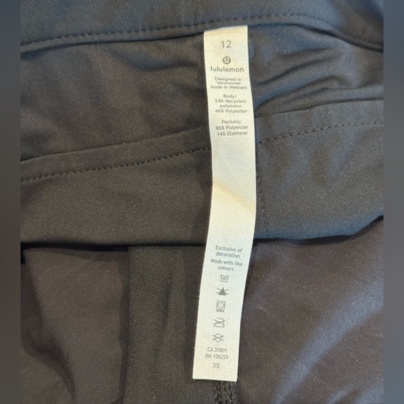 lululemon City Sleek 5 Pocket Pant 7/8 Size 12 NWT - Picture 4 of 4
